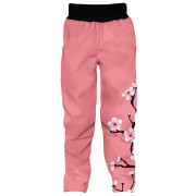 Pantaloni softshell copii WAMU Pink roz PINK