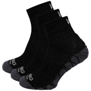 Șosete Warg Endurance Merino Mid 3-pack negru Black