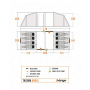Cort de familie Vango Tacoma 800XL Package