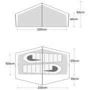 Cort ultra ușor Terra Nova Equipment Laser Lite 2