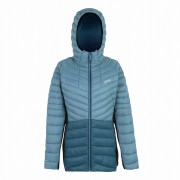 Geacă femei Regatta Women’s Hooded Leedre Hybrid albastru deschis GrnHaz/SpGrn