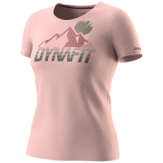 Tricou funcțional femei Dynafit Transalper Graphic S/S Tee W roșu/roz pale rose/5560