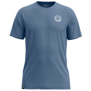 Tricou bărbați Ortovox 185 Merino Mtn Badge T-Shirt albastru Light Nunatak