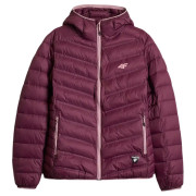 Geacă hibridă femei 4F Down Jacket F0895 vișiniu Dark Pink