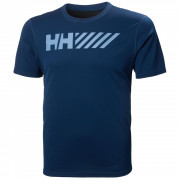 Tricou bărbați Helly Hansen Lifa Tech Graphic Tshirt albastru