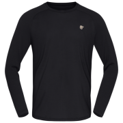 Tricou funcțional bărbați Norrona femund pureUll Long Sleeve negru Caviar Black