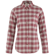 Cămașă femei Fjällräven Övik Flannel Shirt W roz Mesa Purple-Fog