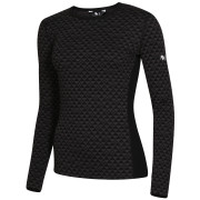 Tricou funcțional femei Zulu Merino 240 Long negru Black