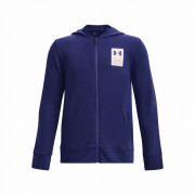 Hanorac copii Under Armour Rival Terry FZ Hoodie albastru Blue