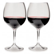 Pahare pentru vin GSI Outdoors Nesting Red Wine Glass Set transparentă