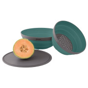 Sada misek a cedníku Outwell Collaps Bowl & Colander Set albastru