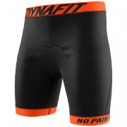 Pantaloni scurți de ciclism bărbați Dynafit Ride Padded Under Short M negru/portocaliu