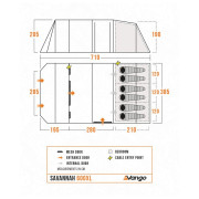Cort de familie Vango Savannah 600XL Package
