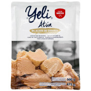 Mâncare pentru călătorii Yeli Bucăți de ton în ulei de floarea-soarelui (500g)