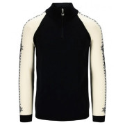 Pulover bărbați Dale of Norway Geilo Masc Sweater negru/alb Black Offwhite