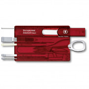 Card multifuncțional Victorinox SwissCard Classic roșu