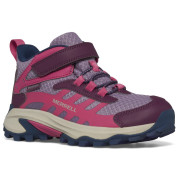 Încălțăminte copii Merrell Moab Speed 2 Mid A/C Wtpf roz/violet berry