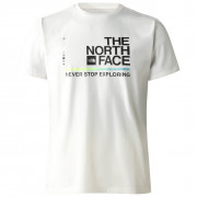 Tricou bărbați The North Face Foundation Graphic Tee S/S alb