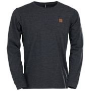 Tricou funcțional bărbați Fundango Justin Longsleeve T-shirt negru black heather