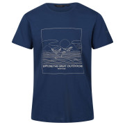 Tricou bărbați Regatta Cline VII albastru Dark Denim