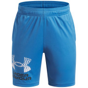 Pantaloni scurți copii Under Armour UA Tech Logo Shorts Aegean Blue albastru Aegean Blue / / White