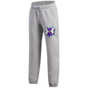 Pantaloni copii Under Armour UA B Rival FLC Graphics Jgr Mod Gray Light Heather