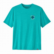 Tricou bărbați Patagonia M's Cap Cool Daily Graphic Shirt albastru deschis