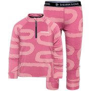 Lenjerie funcțională copii Didriksons Jadis Kids Pr Set 5 Path Heather Pink roz Path Heather Pink