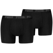 Boxeri bărbați Puma Everyday Basic Boxer 2P negru black / black