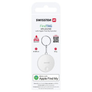 Dispozitiv de urmărire Swissten FindTag GPS Locator (with Apple Find My function)
