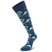 Șosete femei Dare 2b Womens Printed Ski Socks albastru MnltDmFairPn