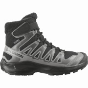 Încălțăminte copii Salomon Xa Pro Winter Wp J Black-Castlerock-Cloudburst negru/gri Black / Castlerock / Cloudburst