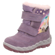 Încălțăminte de iarnă copii Superfit Icebird Lila/Rosa violet Lila/Rosa