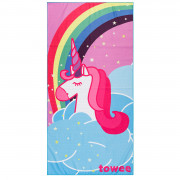 Prosop cu uscare rapidă Towee Rainbow Unicorn 70 x 140 cm