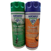 Impregnant Nikwax Set Twin Tech Wash și TX.Direct Wash-In (300 + 300ml)