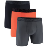 Boxeri bărbați Under Armour UA Performance Tech Mesh - Solid 6in 3PK roșu Red