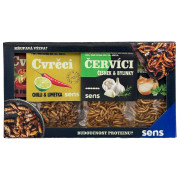 Greieri comestibili Sens Greieri crocanți & viermi – cutie cadou gourmet