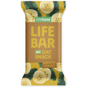 Baton Lifefood Lifebar Oat Snack banánový BIO 40 g