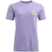 Tricou funcțional femei Ortovox 140 Cool Mtn Gradient Ts violet Lush Lavender