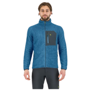 Hanorac bărbați Karpos Rocchetta Evo Fleece albastru DEEP WATER/WOODL.GRAY