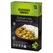 Fel principal Expres menu Curry galben cu tofu și orez Jasmine 500g