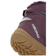 Încălțăminte de iarnă copii Viking Outdoor Footwear Spruce Barefoot Warm GTX 2V Wine