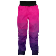 Pantaloni softshell copii WAMU Mozaika purple roz/violet