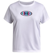 Tricou funcțional copii Under Armour Tech Armour Graphic SS White