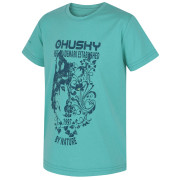 Tricou copii Husky Tash K verde deschis