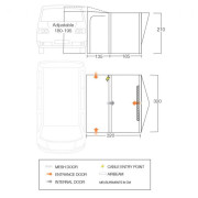 Cort auto Vango Tolga VW