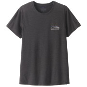 Tricou femei Patagonia Women's Capilene® Cool Trail Shirt - Stratapeaks negru Ink Black