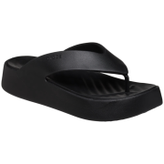 Șlapi femei Crocs Getaway Platform Flip negru Black