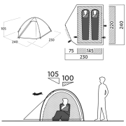 Cort turistic Easy Camp Rondane 2
