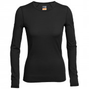 Tricou femei Icebreaker Women's 200 Oasis Long Sleeve Crewe negru Black